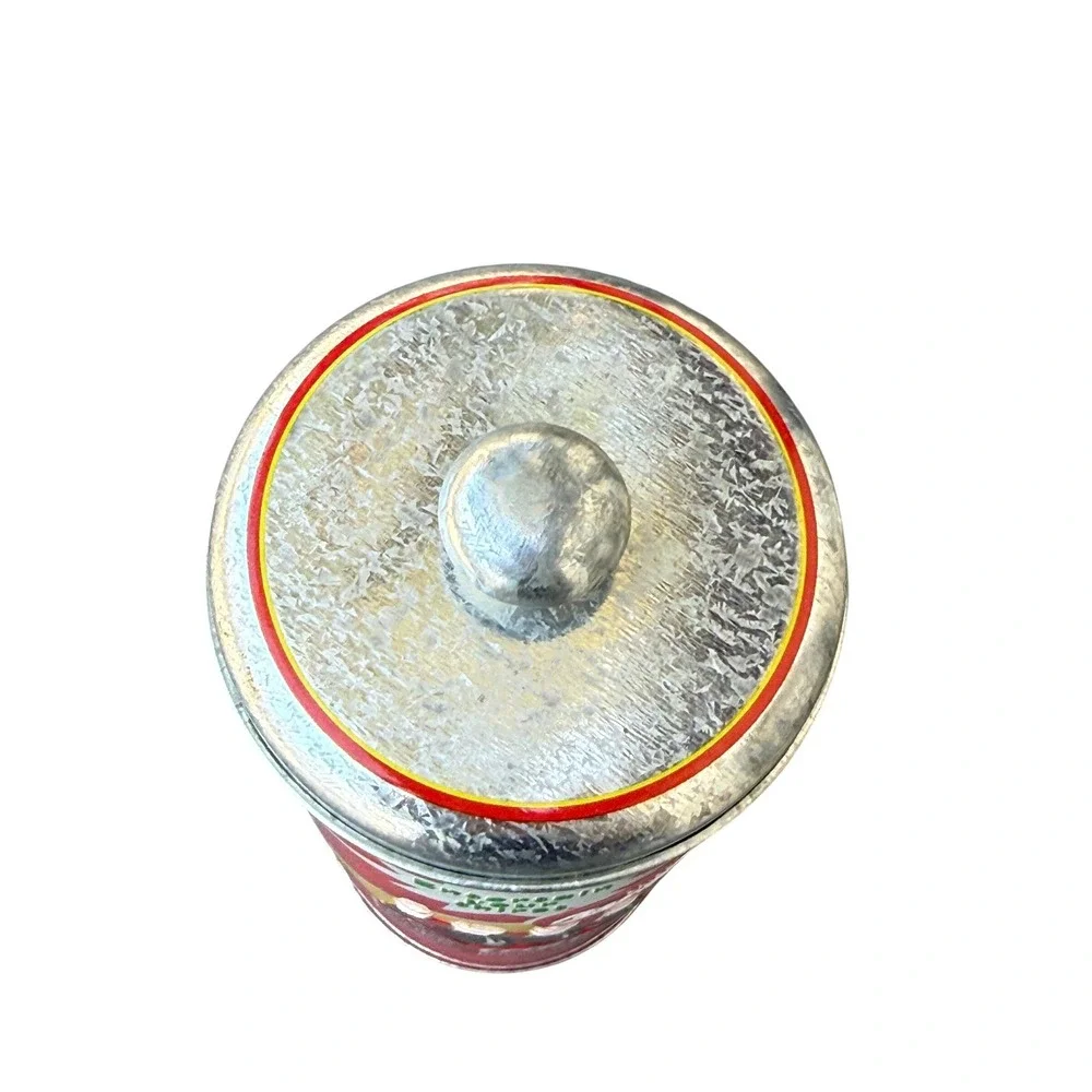 Vintage 90s Coca‎ Cola Straw Holder Dispenser Tin Coke Advertising Retro Kitchen